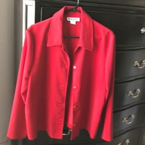 Briggs NY Women's Red Career Blazer/Jacket